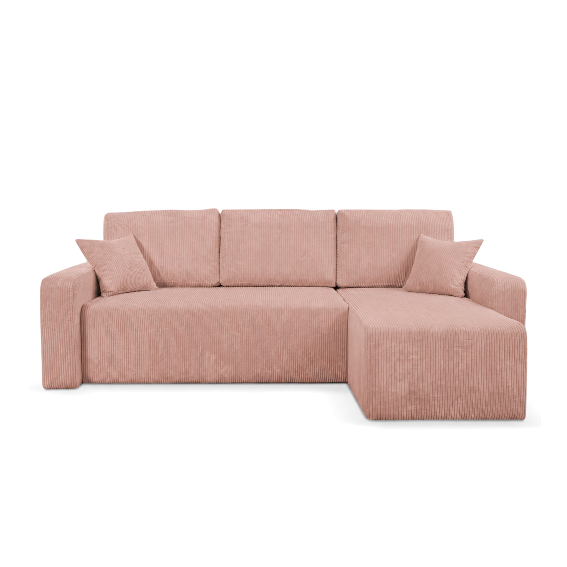 Yasmine L Shaped Sofabeds, Pink