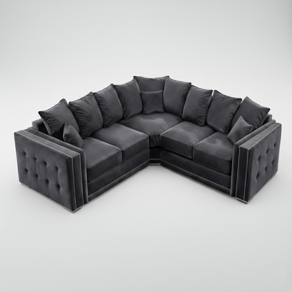 Bentley, Corner, Dark Charcoal Grey