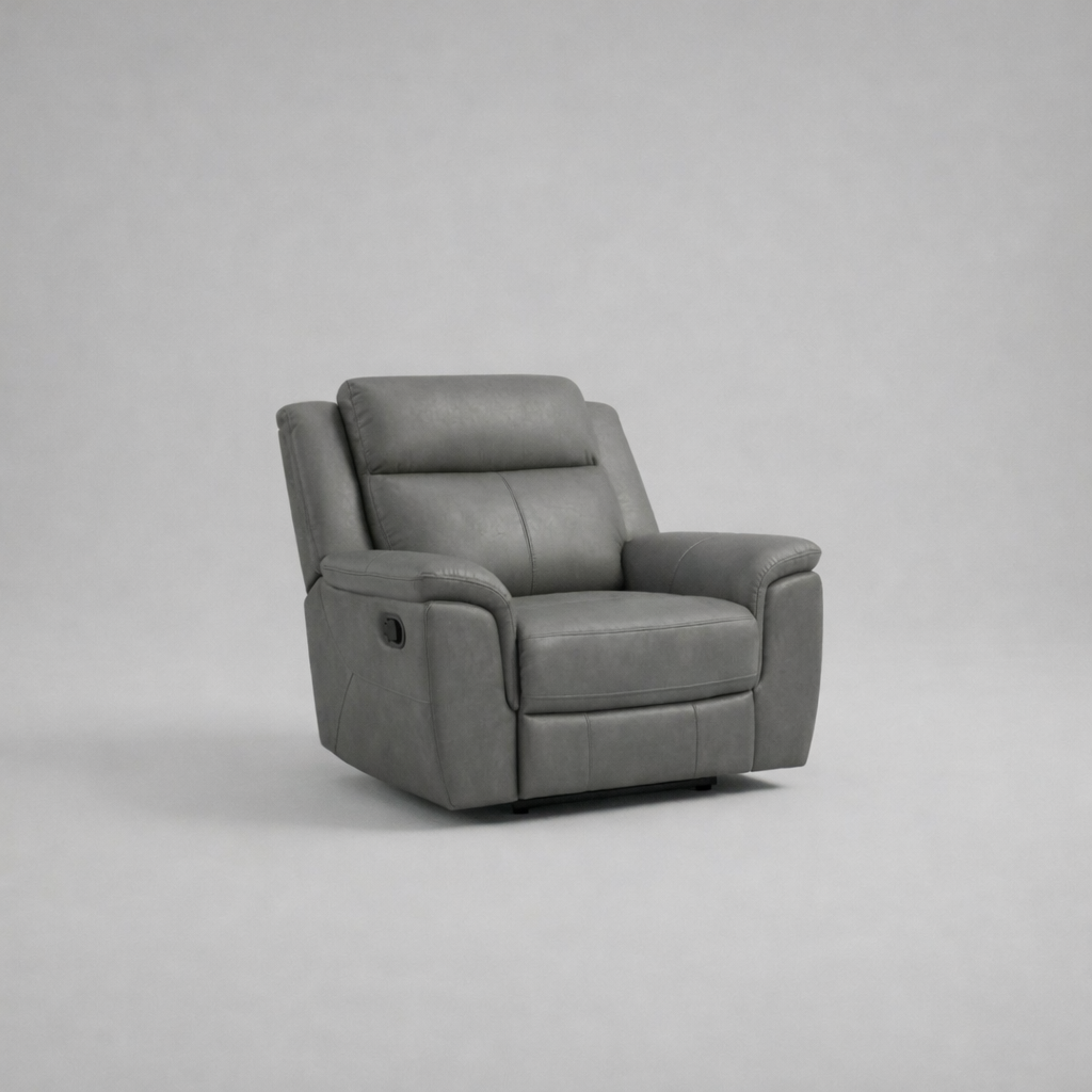 Torino, 1 Seater Sofa, Grey