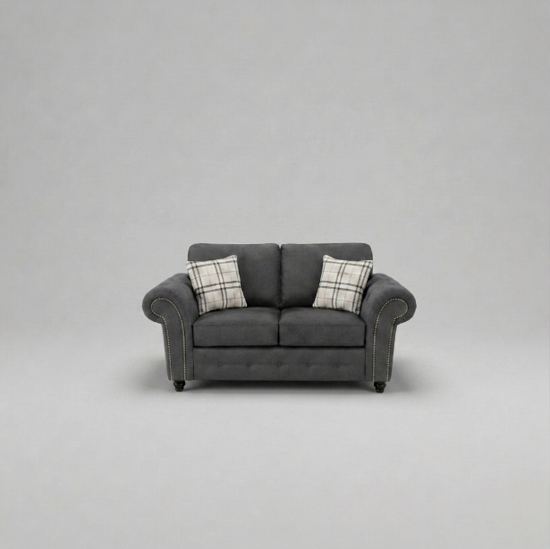 Oakland, 2 seater, Faux Leather, Black