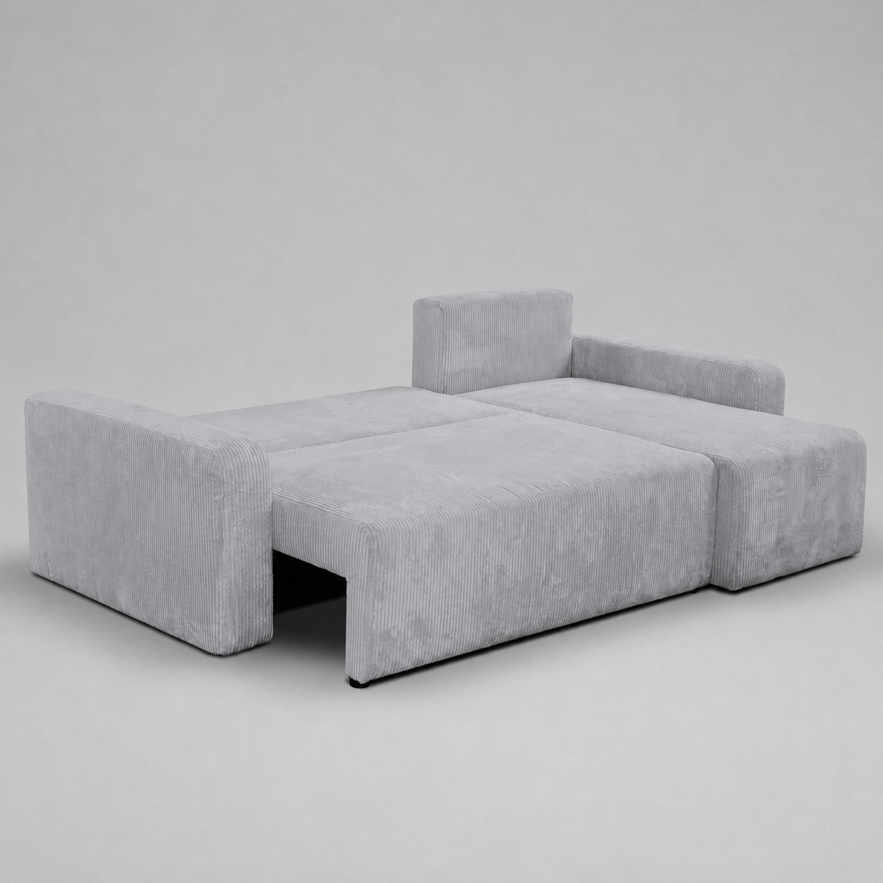 Yasmine L Shaped Sofabeds, Grey