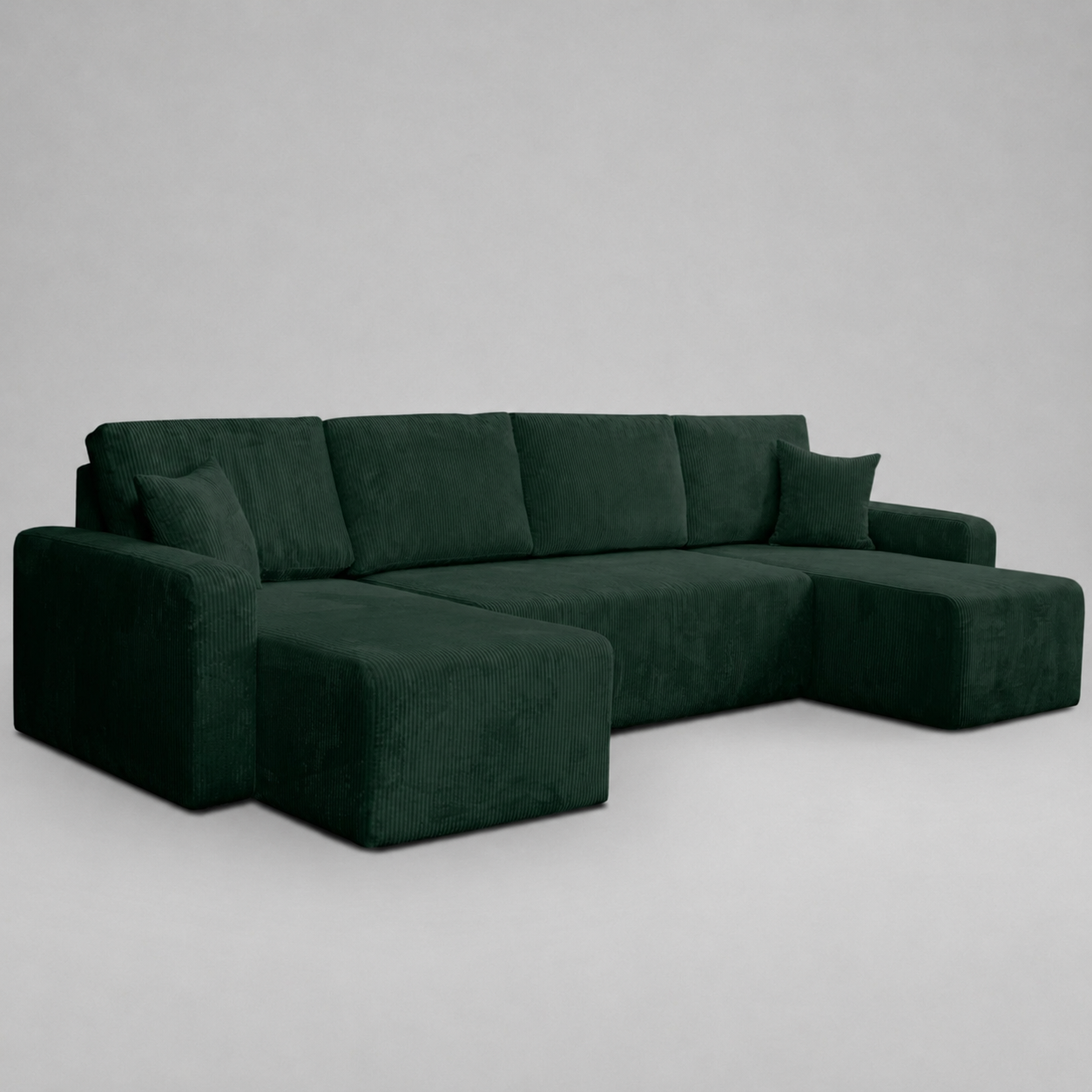 Yasmine U Shaped Sofabeds, Green