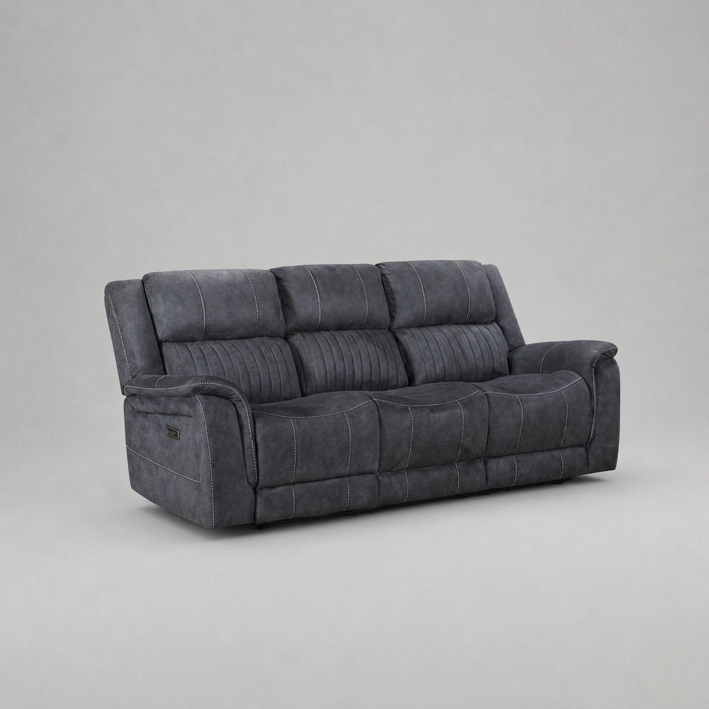 Cassa, 3 Seater Sofa, Grey