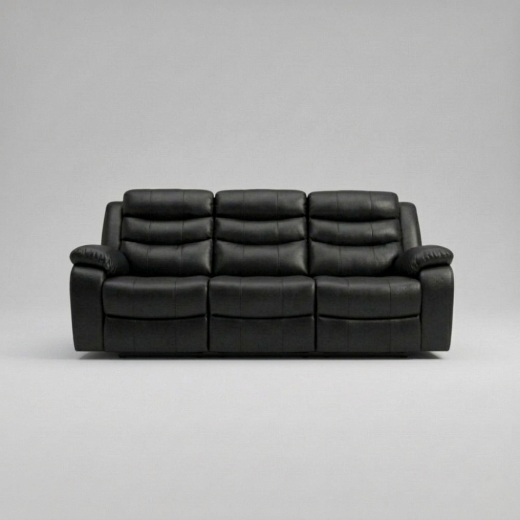 Vista, 3 Seater, Black