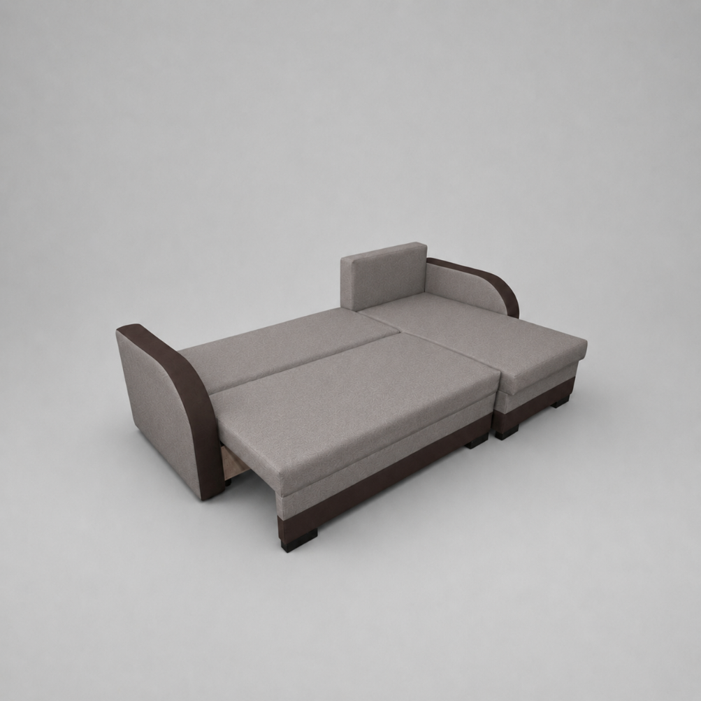 Jozef Sofabeds, Corner, Beige + Brown