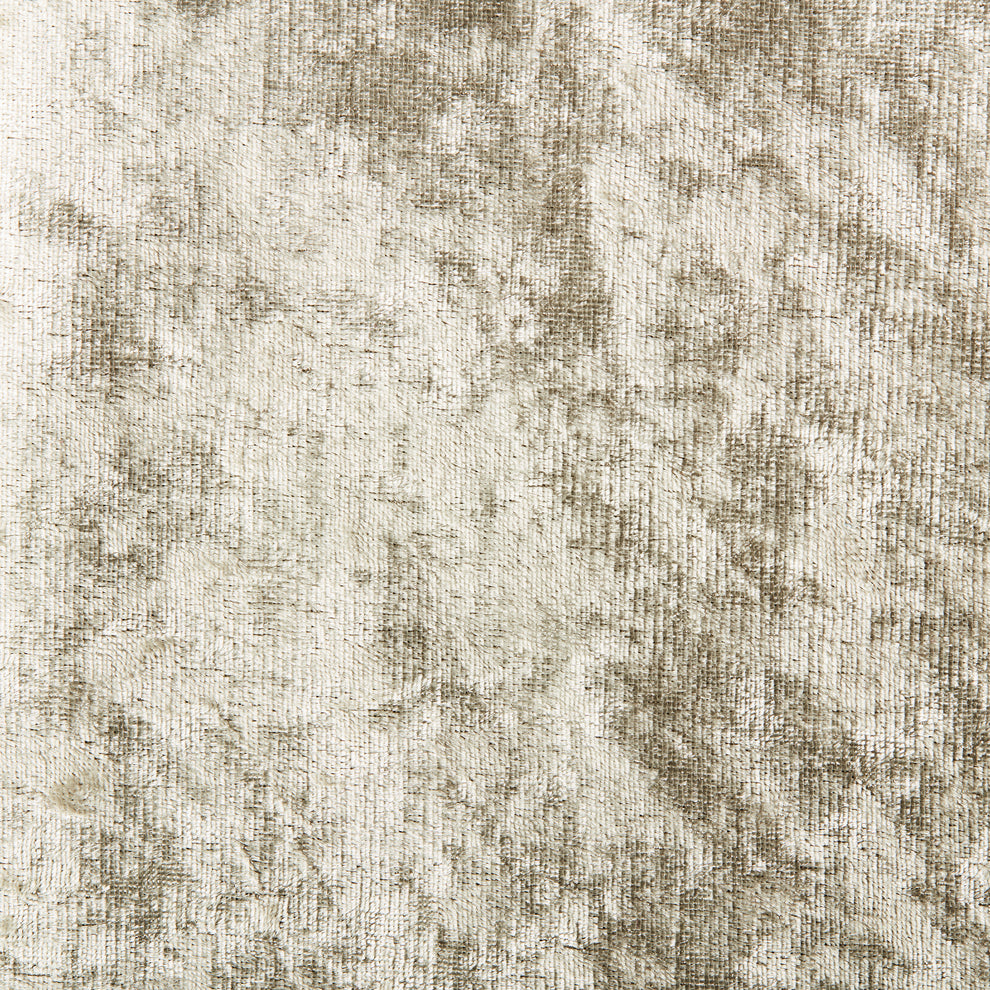 Pickford, U-Shape Corner Sofa, Crushed Velvet Fabric, Cream