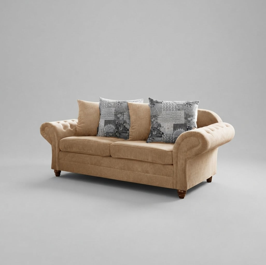 Olivia, 3+2 Seater - Beige