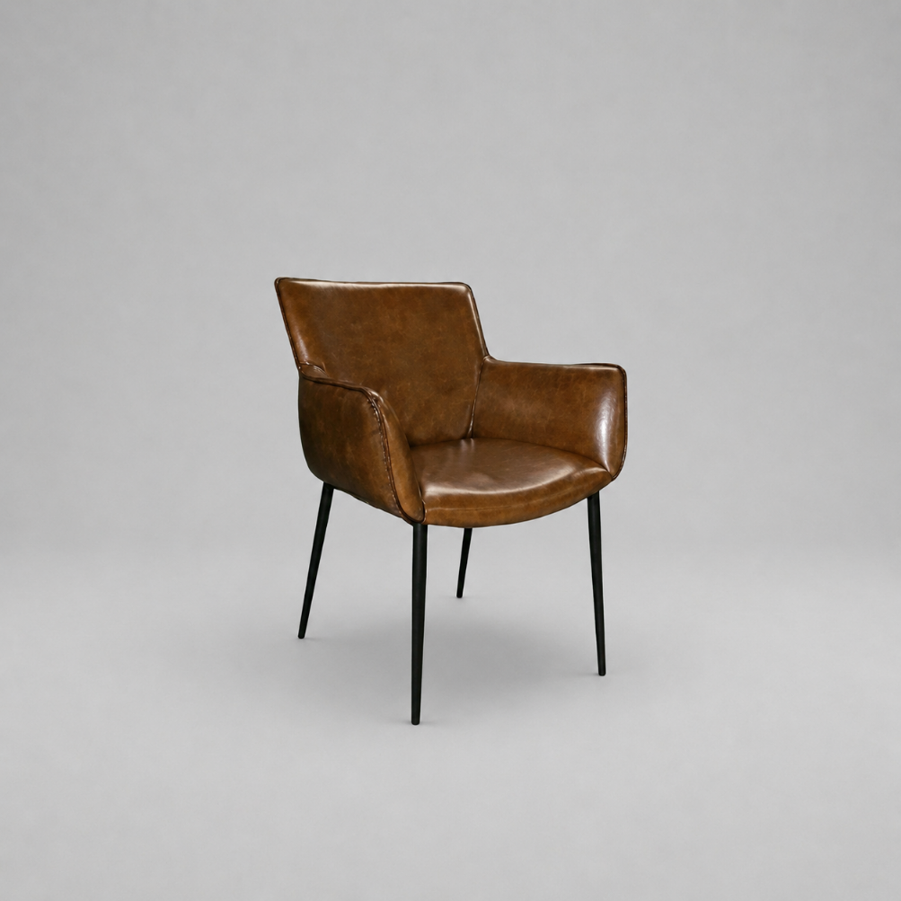 Rustic 02, Dining Chair, Brown