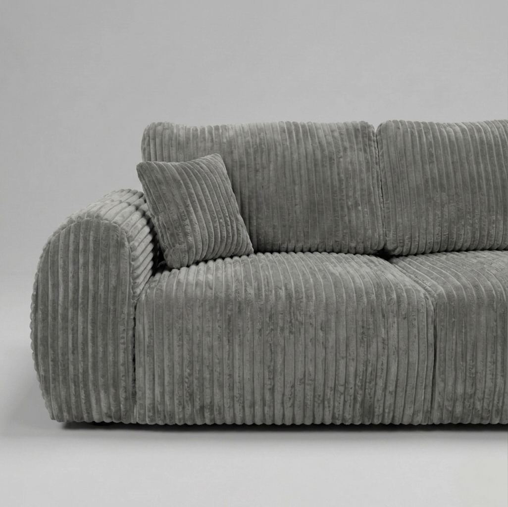 Vinci, 3 seater, Grey