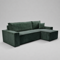 Pati Universal Jumbo Cord Sofabed, Corner - Green