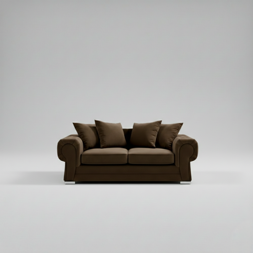Verona Scatter 2 Seater Brown