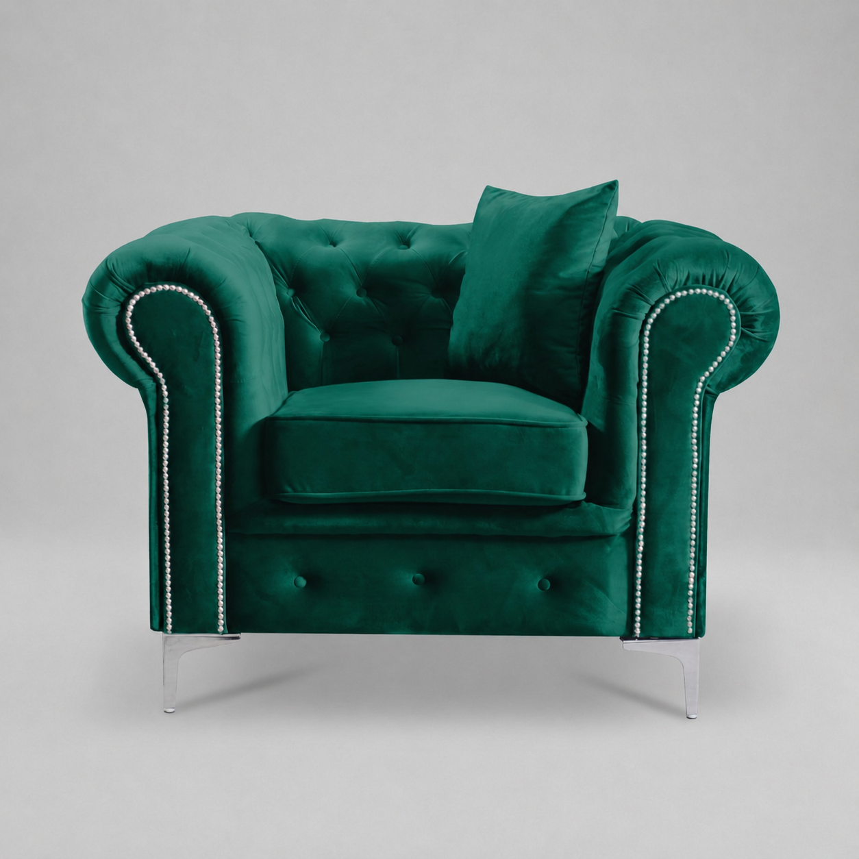 Roma Chesterfield, Green, 1 seater