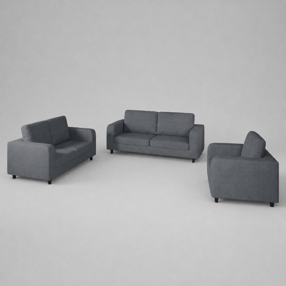 Box, Woven Fabric, 3+2+1 Set - Dark Grey