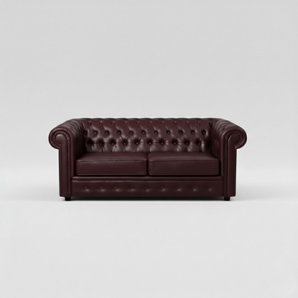 Chesterfield, 2 Seater, Antique brown