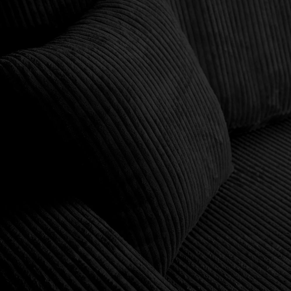 Yasmine U Shaped Sofabeds, Black
