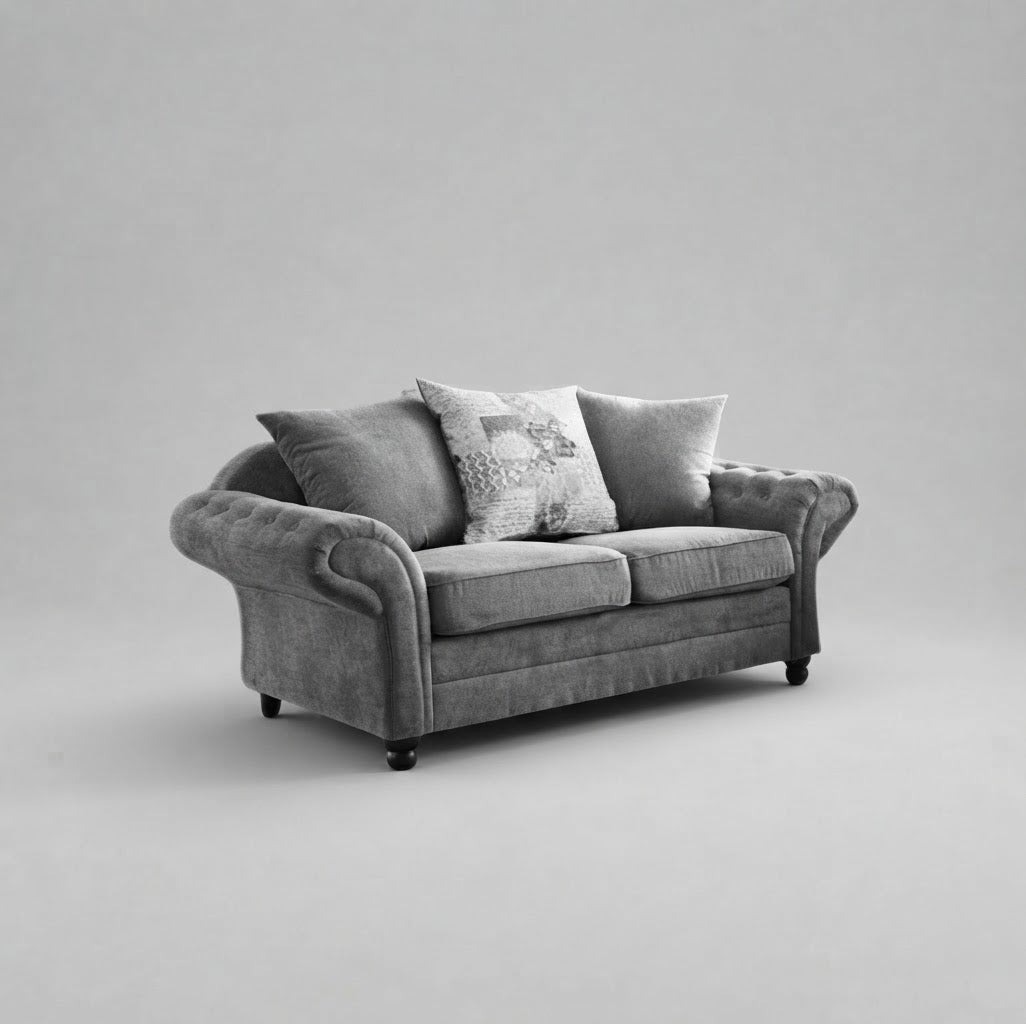 Olivia, 3+2 Seater - Grey