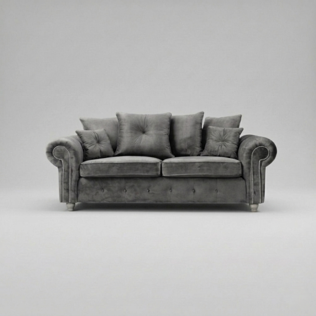 Olimpia Grey 3 seater