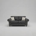 Oakland, 3 seater, Faux Leather, Black