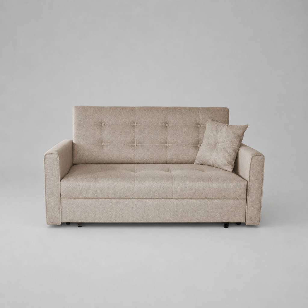 Viva Sofabeds, 3 Seater, Beige