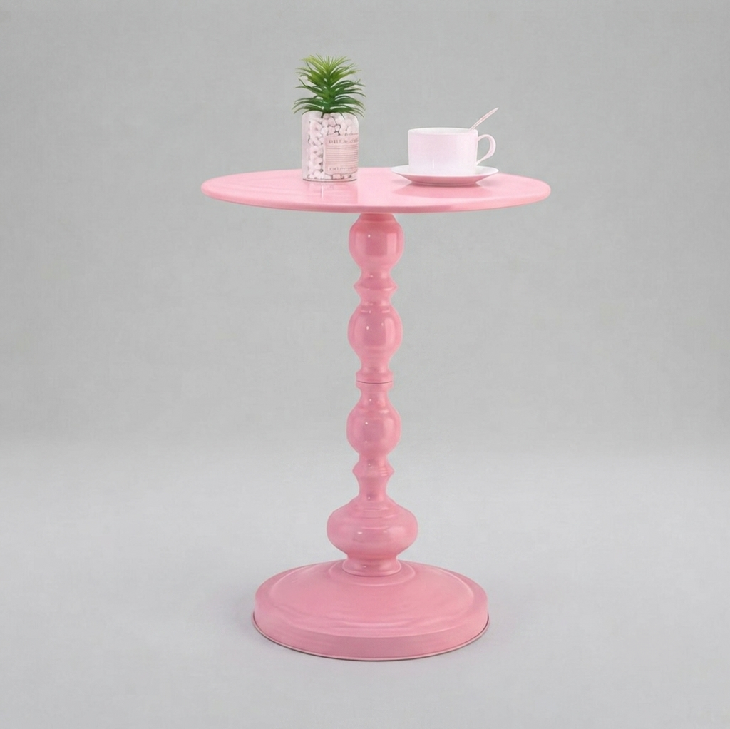 Pink End Table
