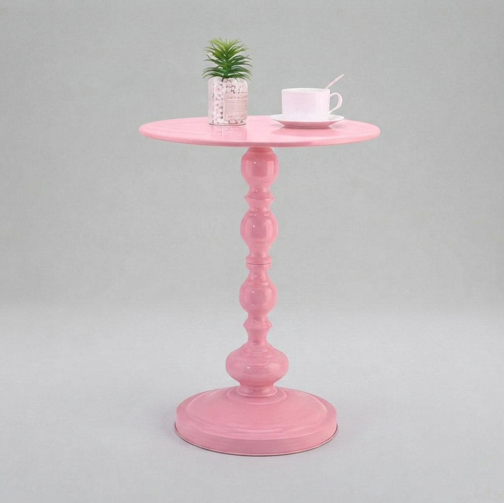 Pink End Table