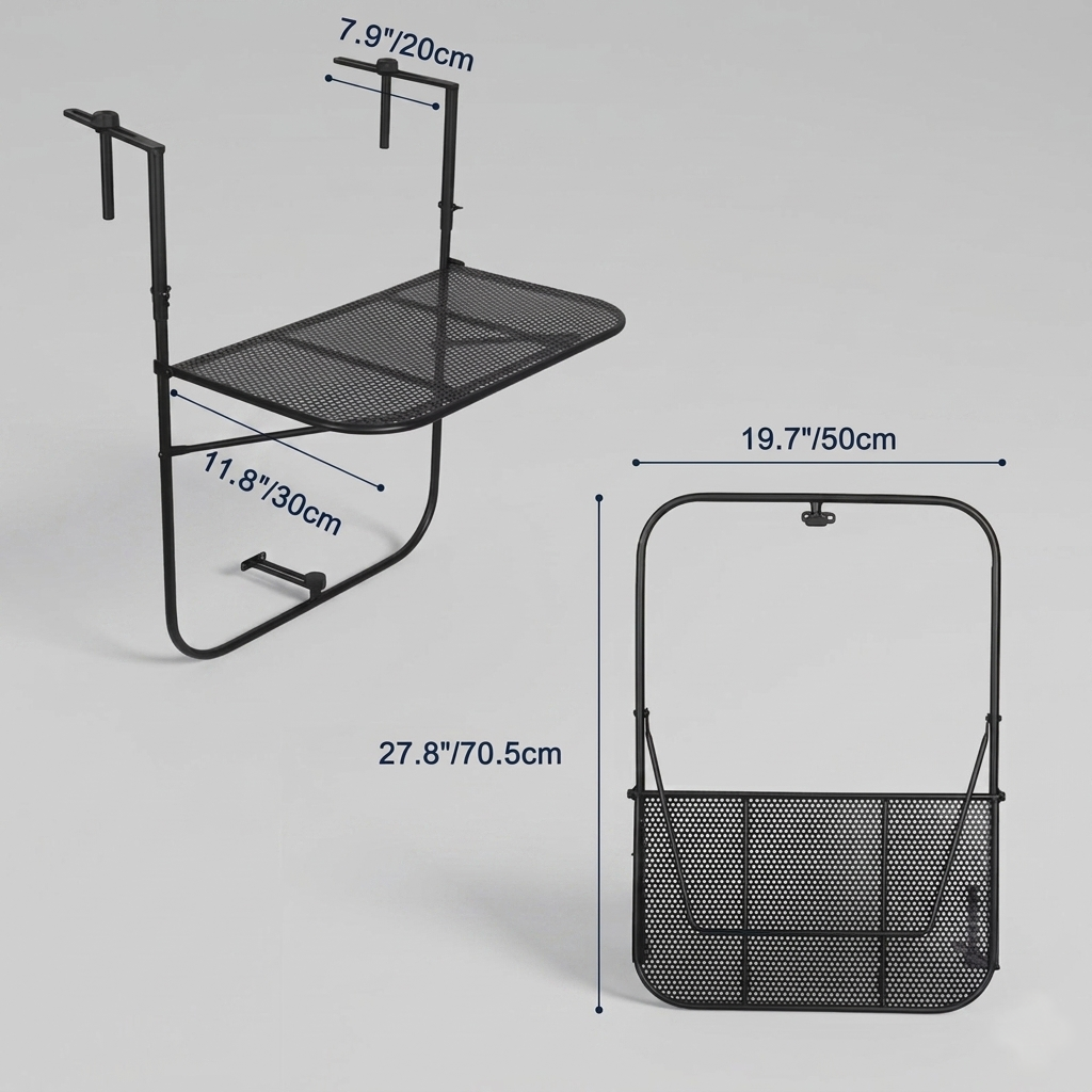 Foldable Balcony Table