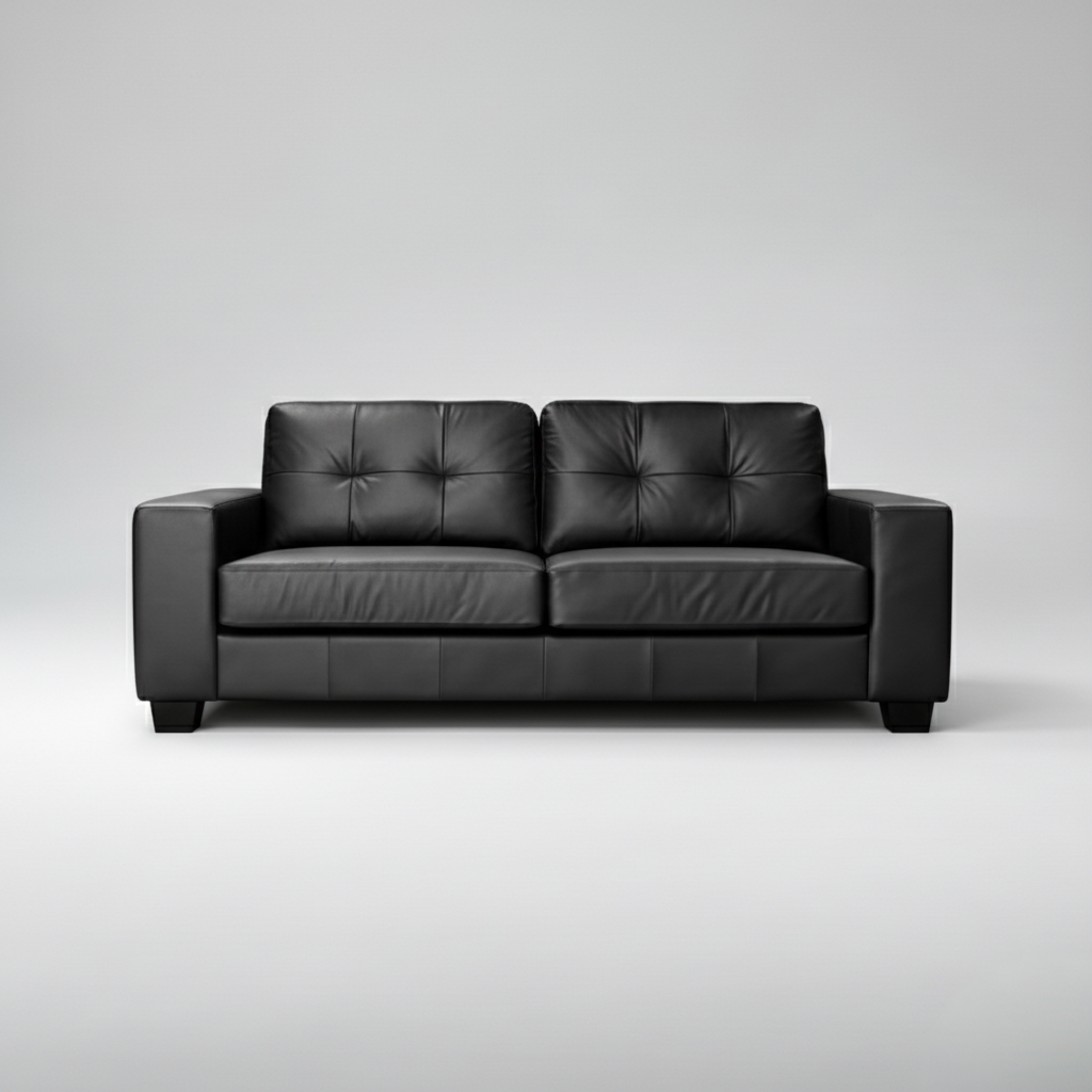 Jerry, 3 Seater, Black