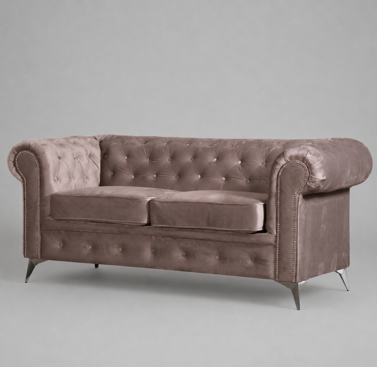 Roma Chesterfield, 3 + 2 Seater Combo, Beige