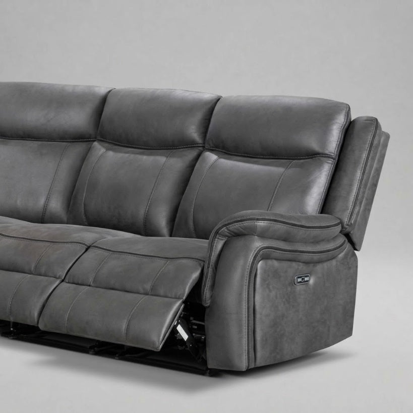 Zona (Tech Console), Corner Sofa, Grey