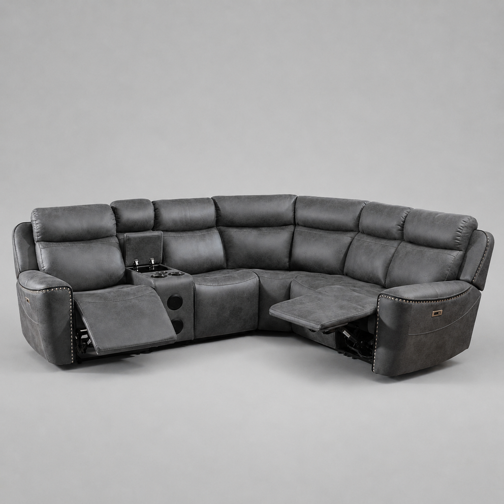Techtronic (Tech Console), Corner Sofa, Grey