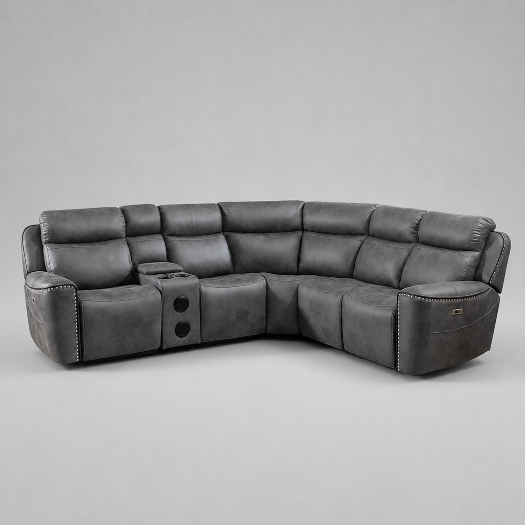 Techtronic (Tech Console), Corner Sofa, Grey