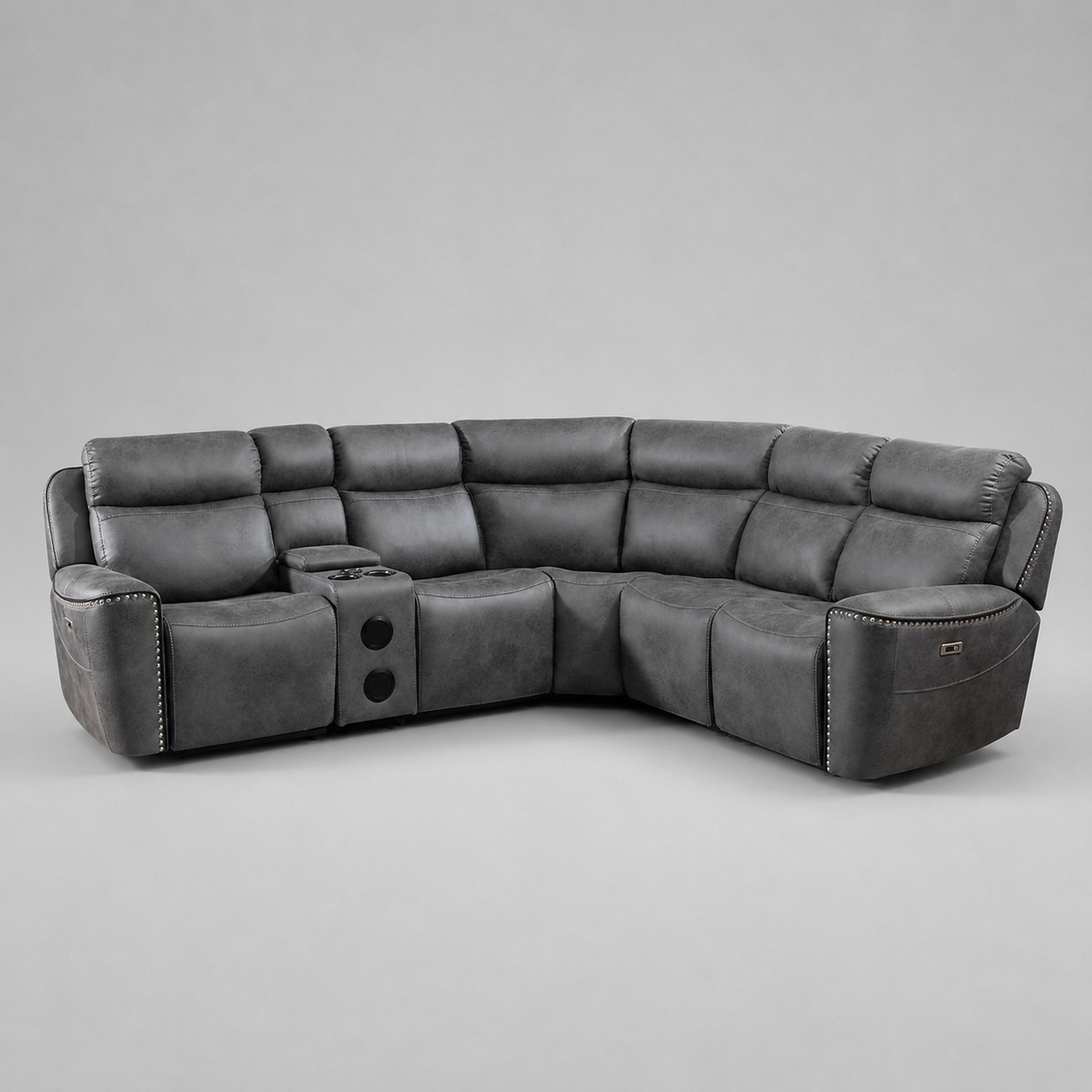 Techtronic (Tech Console), Corner Sofa, Grey