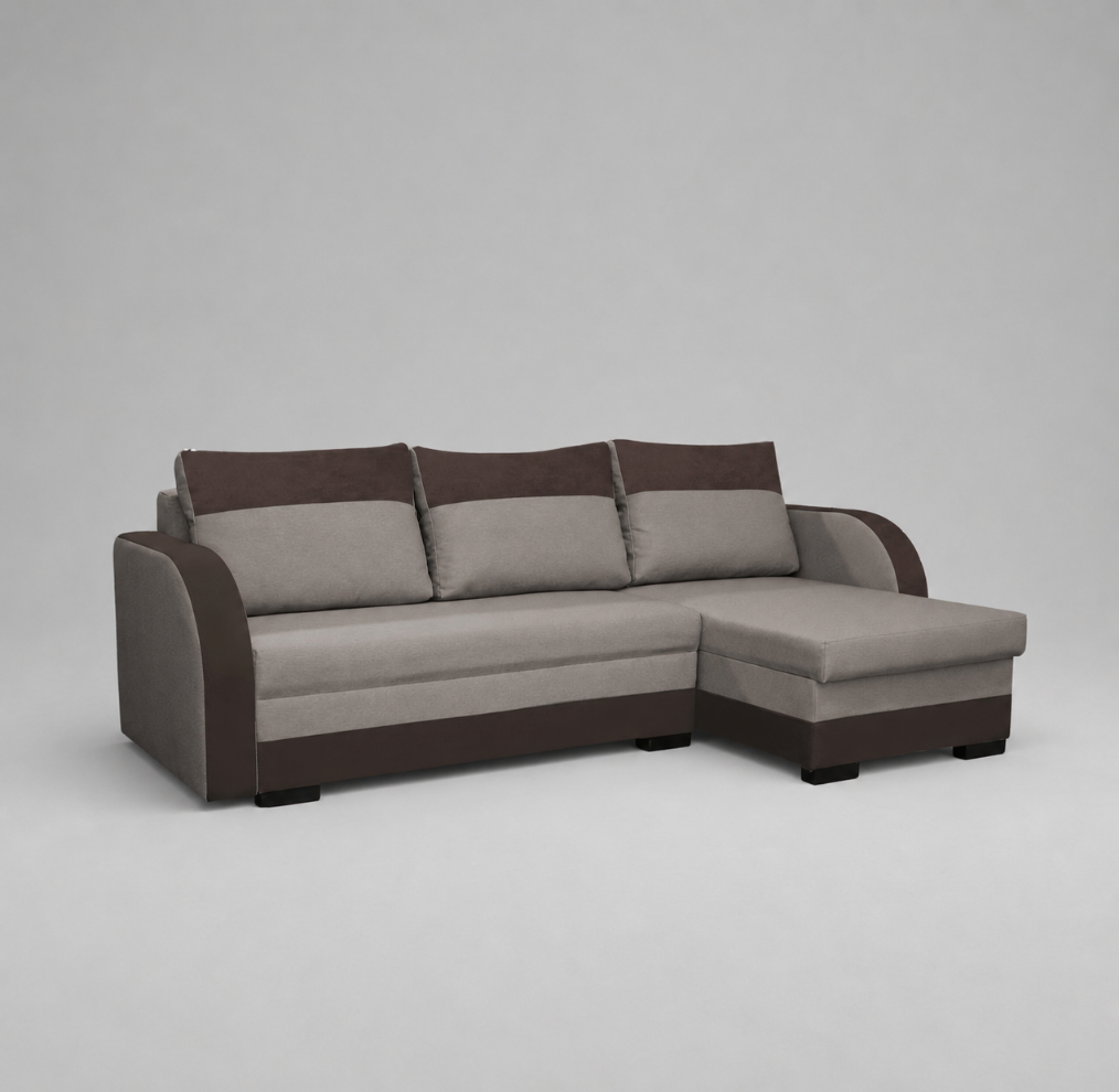 Jozef Sofabeds, Corner, Beige + Brown