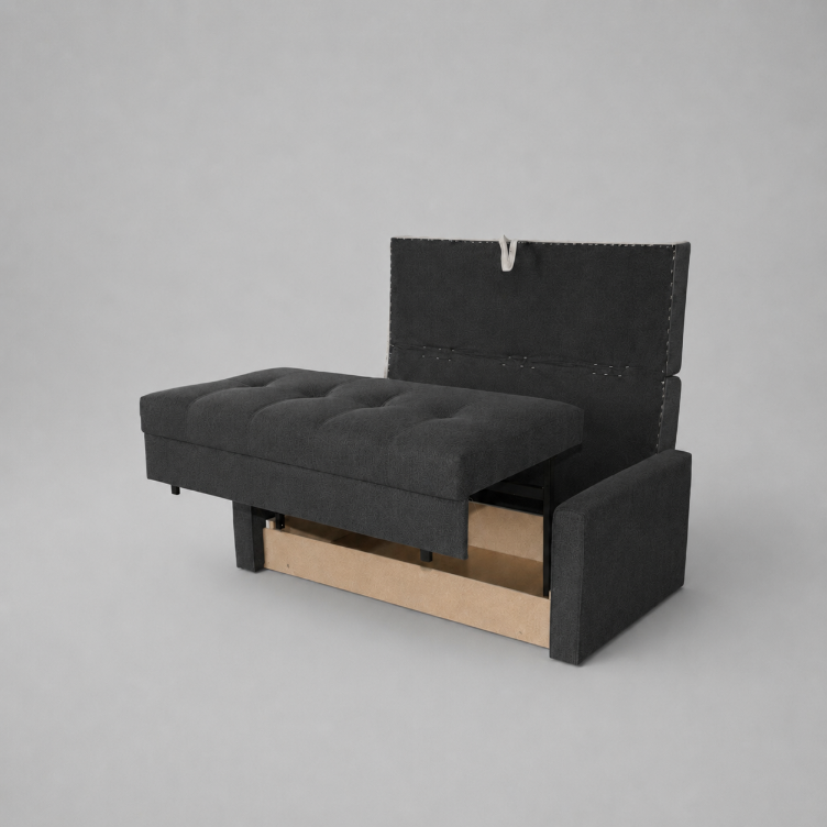 Viva Sofabeds, 3 Seater, Dark Grey