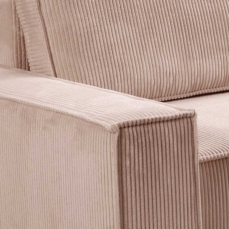 Pati Universal Jumbo Cord Sofabed, Corner - Rogue