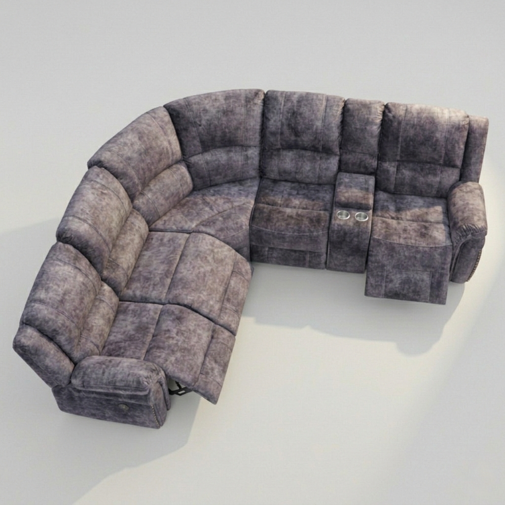Galaxy (Regular Console), Corner Sofa, Grey