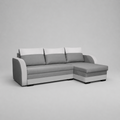 Jozef Sofabeds, Universal Corner, Grey + White