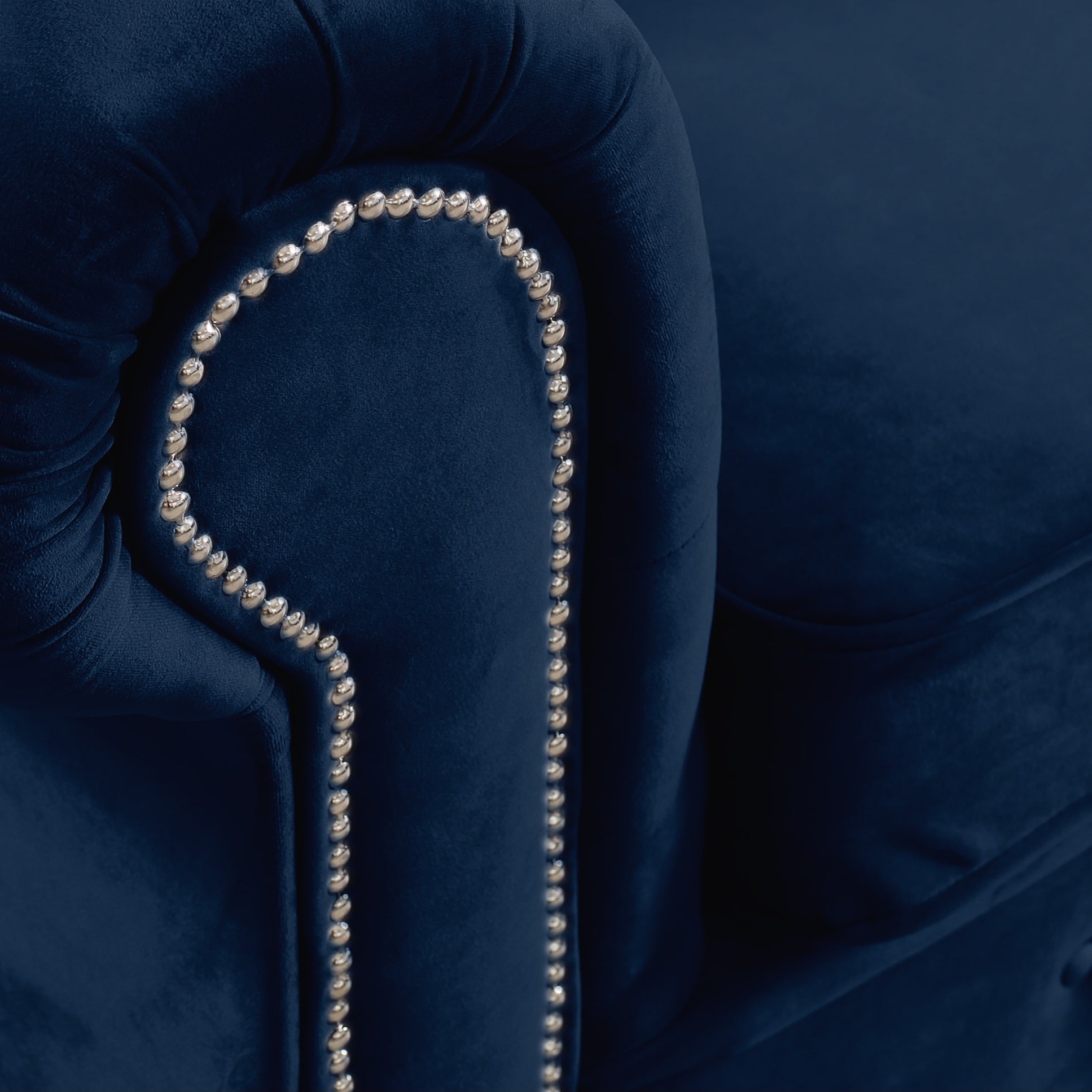 Roma Chesterfield, Blue, 1 seater
