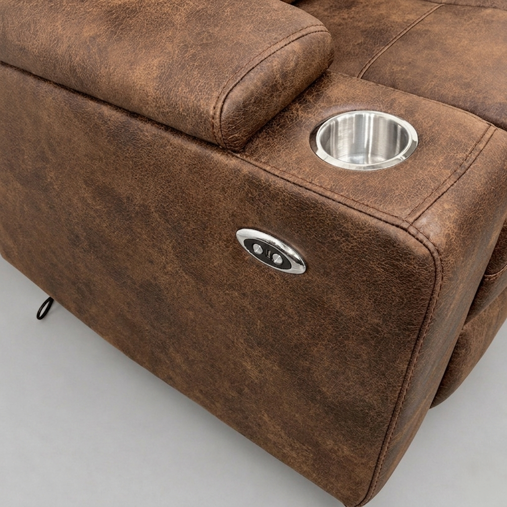 Jupiter, 1 Seater Sofa, Brown