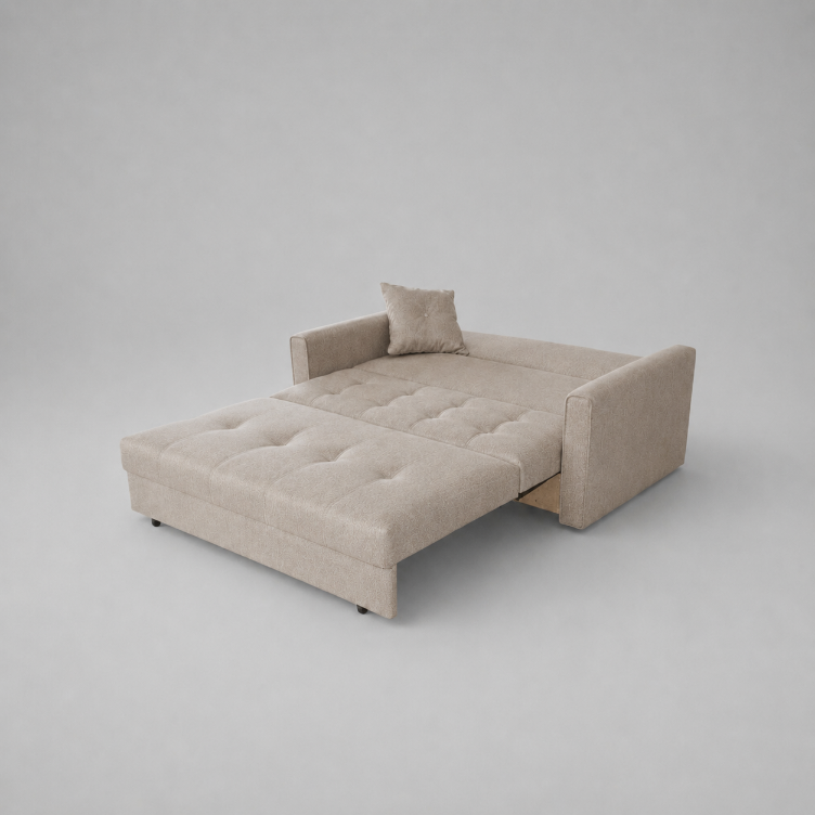 Viva Sofabeds, 3 Seater, Beige