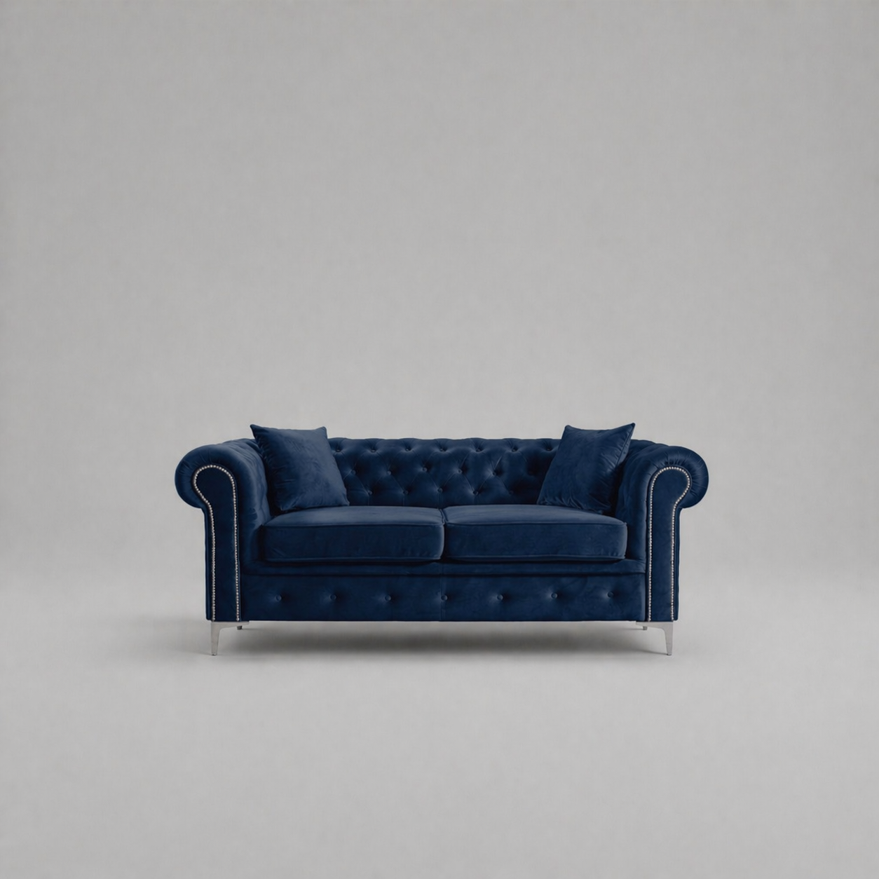 Roma Chesterfield, Blue, 2 seater