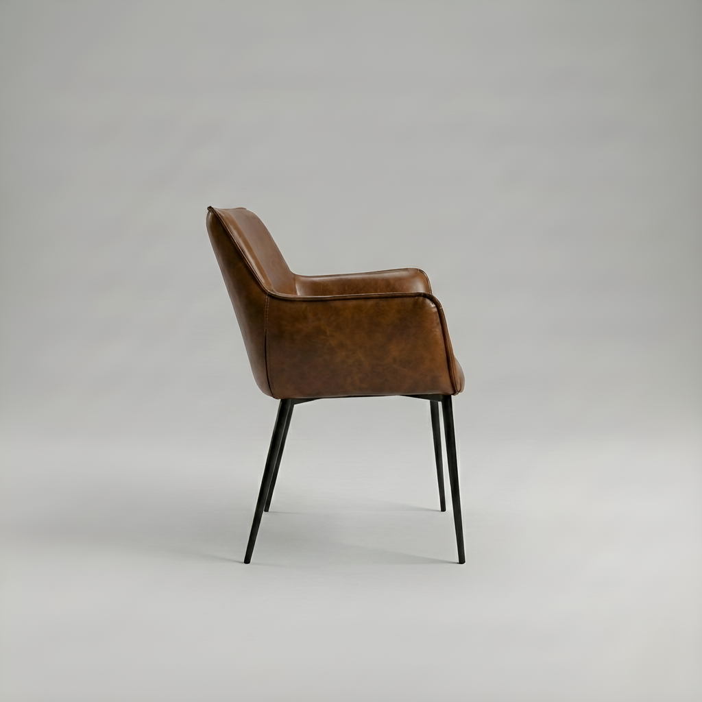 Rustic 02, Dining Chair, Brown
