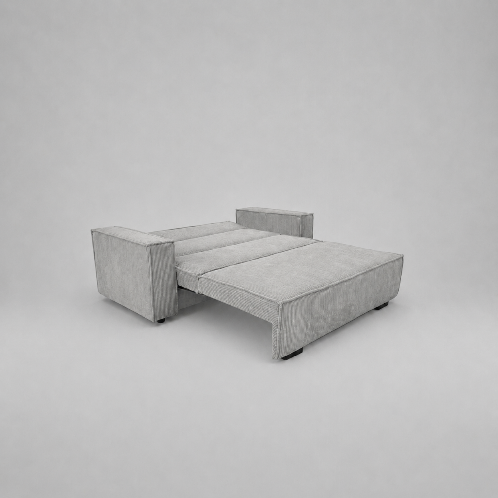 Viva Deluxe Sofabeds, 3 Seater, Jumbo Cord, Mink