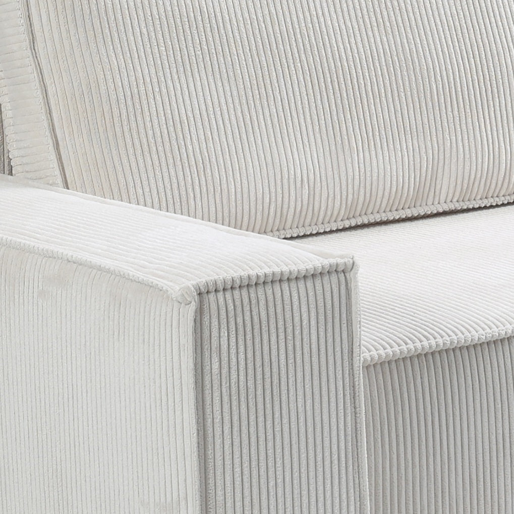 Pati Universal Jumbo Cord Sofabed, Corner - Mink