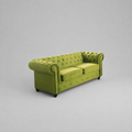 Infinity Plush Fabric, 2 Seater, Light Green