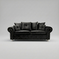 Olimpia Black 3 seater