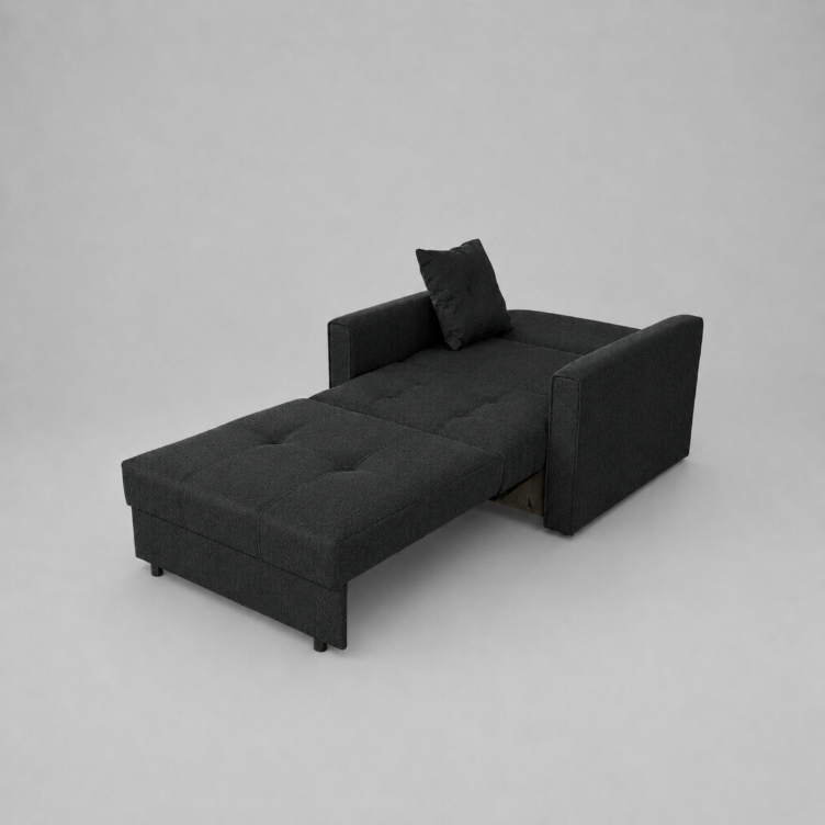 Viva Sofabeds, 1 Seater, Dark Grey