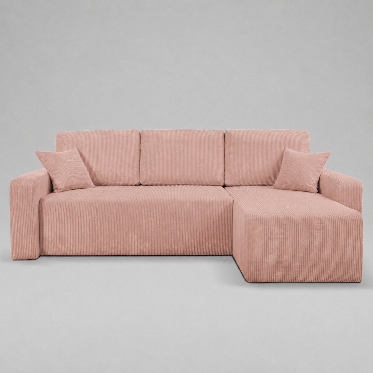 Yasmine L Shaped Sofabeds, Pink