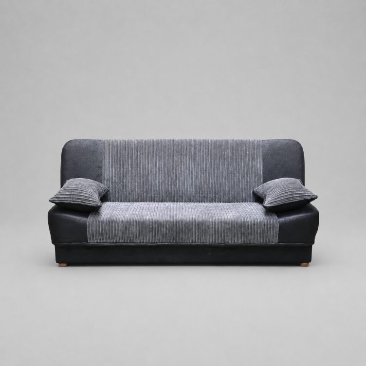 Sonia Click Clack Sofabed, 3 Seater, Grey