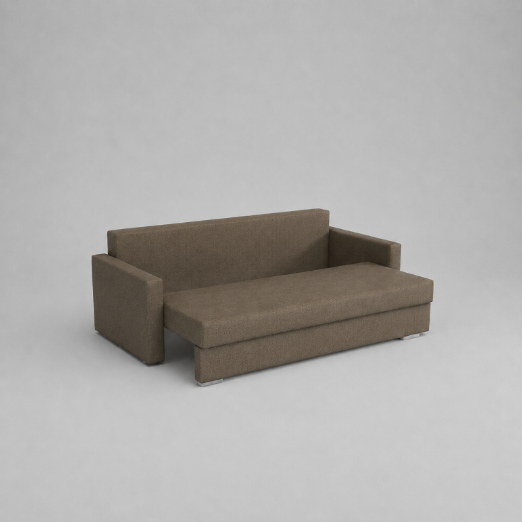 Stella Sofabeds, 3 Seater, Brown